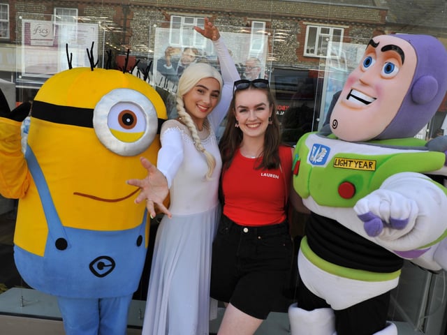 Character meets with Love Local Arts in Littlehampton