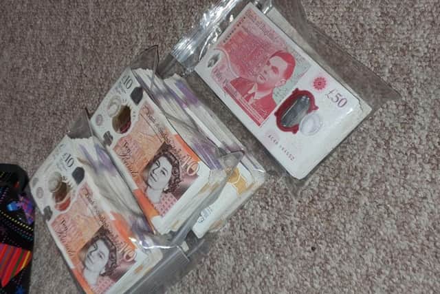 Sussex Police said drugs and cash were found by the West Sussex Tactical Enforcement Unit (TEU) this October