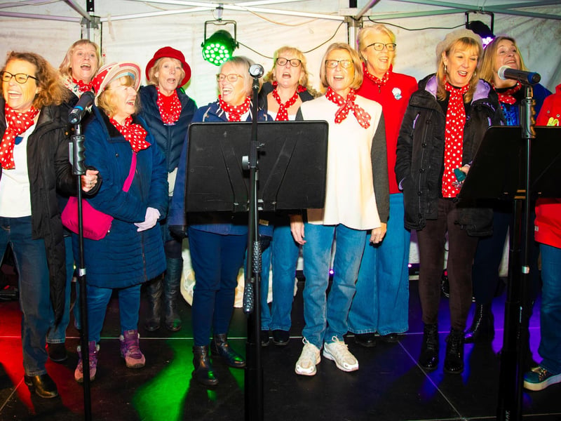 The event was full of Christmas cheer!