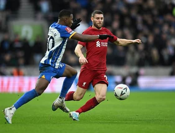 Brighton are hoping to complete a deal for Liverpool midfielder James Milner