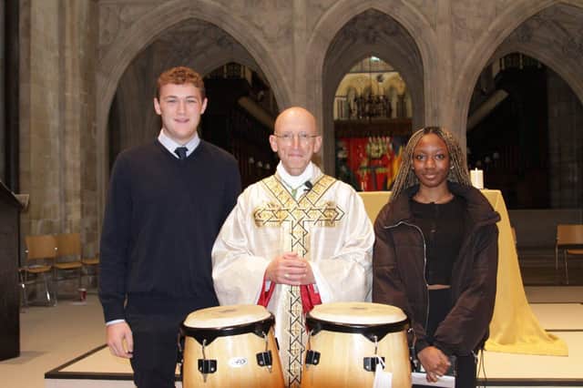 The Bishop of Chichester commissioned the first Junior Ambassadors for Racial Justice in 2022