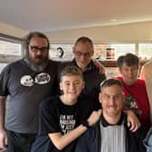 Football has been an important part of Mark’s relationship with his dad since childhood, making it a fitting way to raise money for a cause that has become deeply personal to his family. Photo: Mark Penfold.