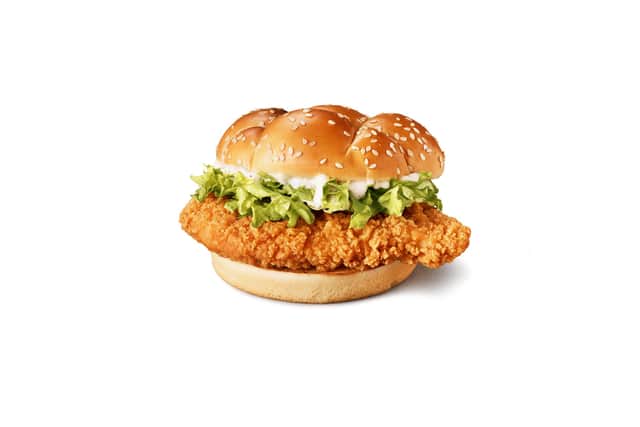 McDonald's new McCrispy burger