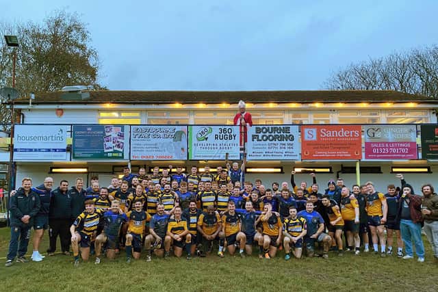 Eastbourne RFC's first, second and third XVs were all at home