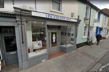 A fine arts gallery is set to bid farewell to Chichester after a two year stint in the city.   Pic by Google Maps