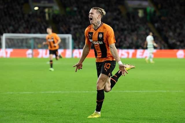 Mykhaylo Mudryk of Shakhtar Donetsk has impressed in the Champions League and is wanted by Arsenal, Newcastle and Liverpool