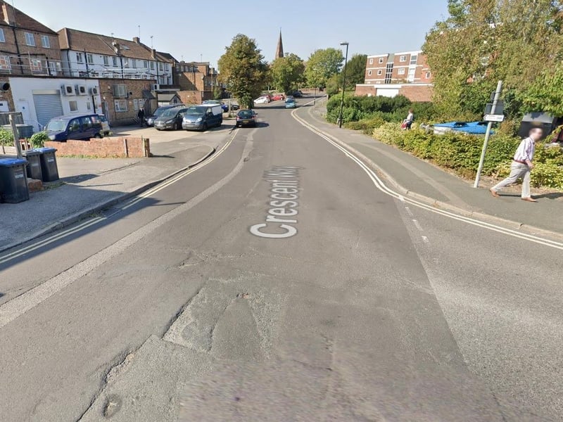 Mid Sussex Times photographer Steve Robards said there are 'at least 15 sizable problem holes in Crescent Way, Burgess Hill'. West Sussex County Council has confirmed that repair jobs had already been scheduled for 'the five most significantly-sized potholes'.