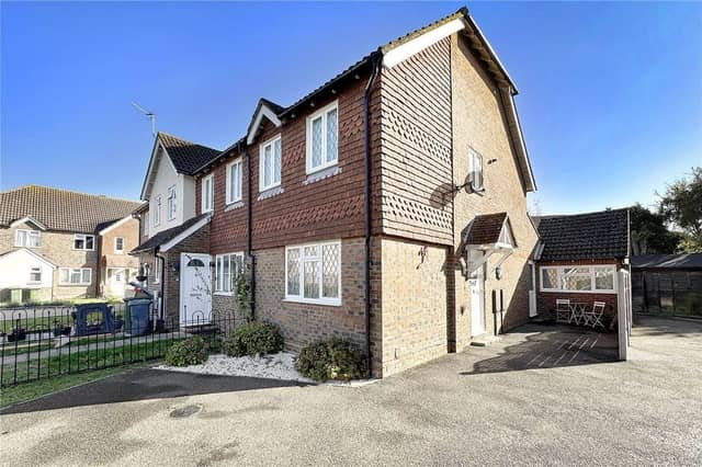 This delightful two-bedroom, end-terrace house in a quiet cul-de-sac has just come on the market with Graham Butt, priced at £330,000.