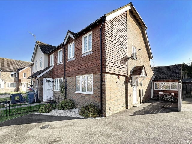 This delightful two-bedroom, end-terrace house in a quiet cul-de-sac has just come on the market with Graham Butt, priced at £330,000.