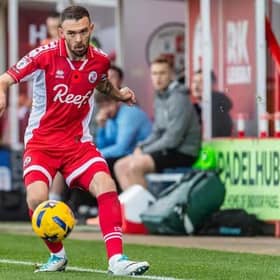 Three Bridges new boy Scott Malone in action for Crawley Town. Picture by Kyle Hemsley
