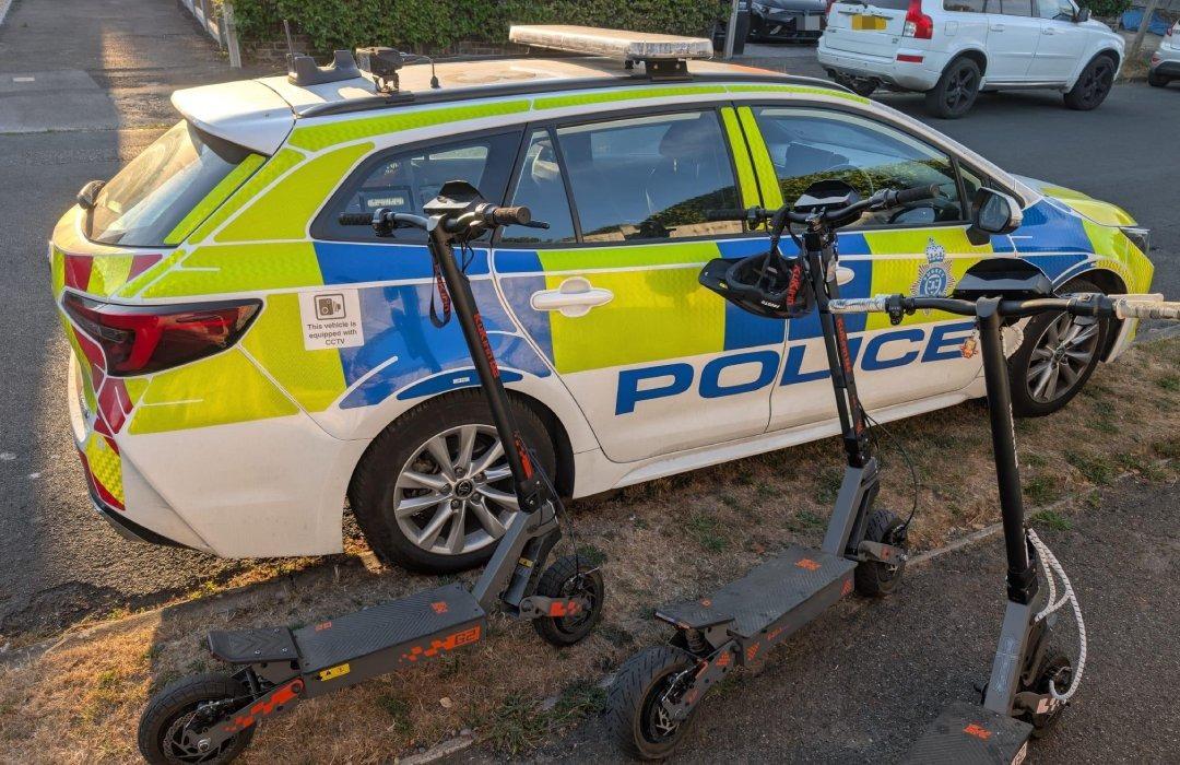Sussex Police issue warning to illegal e-bike and e-scooter riders as ...
