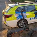 Riders caught using illegal electric bikes, e-scooters and off-road motorcycles in public could have their vehicles seized and destroyed under a tougher new police crackdown across Sussex and Surrey. Picture: Sussex Police