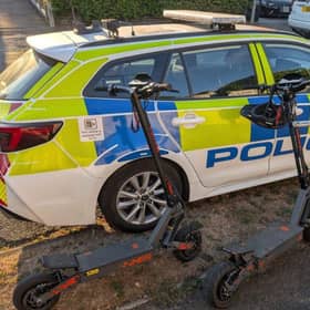 Riders caught using illegal electric bikes, e-scooters and off-road motorcycles in public could have their vehicles seized and destroyed under a tougher new police crackdown across Sussex and Surrey. Picture: Sussex Police