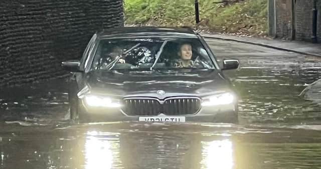 Flooding in Chichester: Pictures show parts of city submerged due to heavy rainfall.