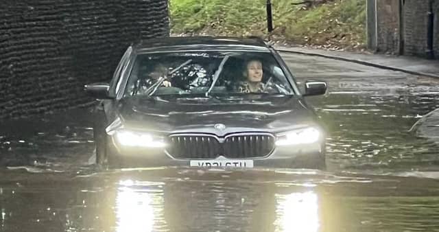 Flooding in Chichester: Pictures show parts of city submerged due to heavy rainfall.