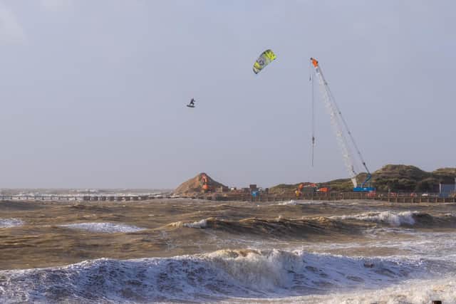 Crathern described the conditions as ‘world class’ in the Worthing and Littlehampton areas. Photo: Howard Kearley
