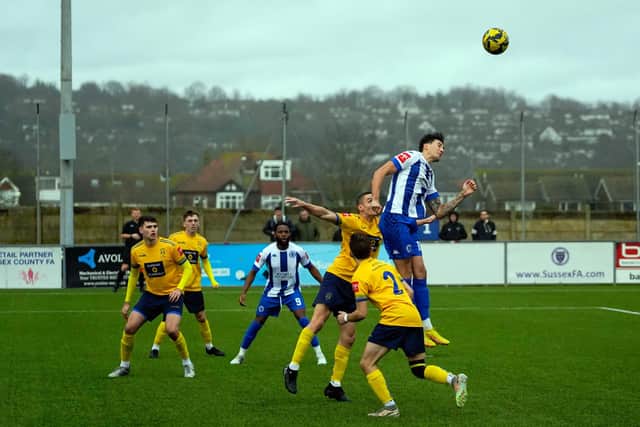 Lancing are up for the challenge at Culver Road | Picture: Ray Turner