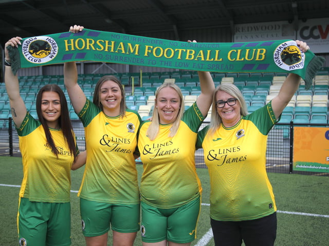 Horsham FC have launched their new home kit for the 2025-26 campaign – with a little help from the club’s volunteers, players, staff and loyal supporters.