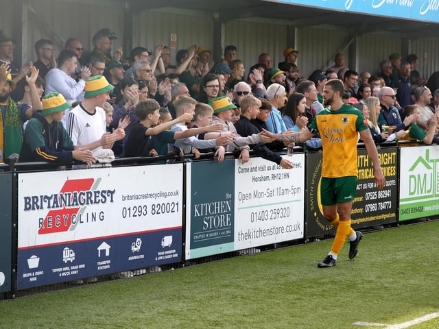 Images from Horsham FC's win at home to Cray Wanderers
