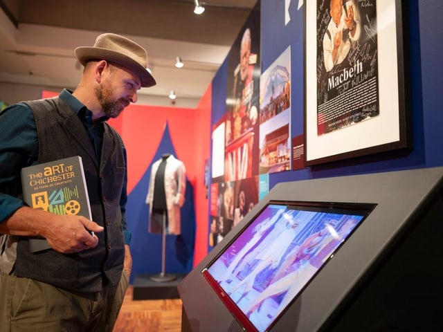 Pictures from the opening of the Art of Chichester exhibition at the Novium Museum
