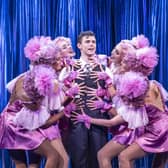 Charlie Stemp (centre) as Bobby Child & members of the company in Crazy for You at Chichester Festival Theatre
Photo by Johan Persson