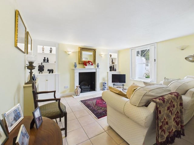 There are four reception rooms over three floors