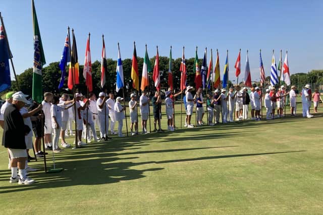 2022 WCF GC World Championship flag parade