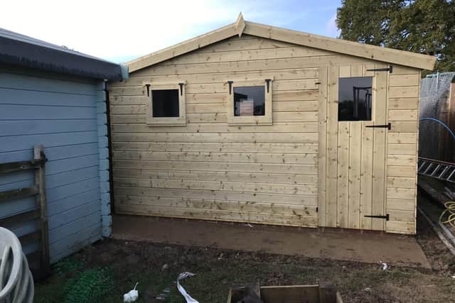 Social area shed