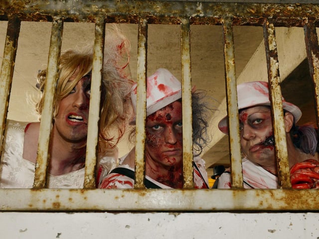 Zombies came to Worthing in November, 2013