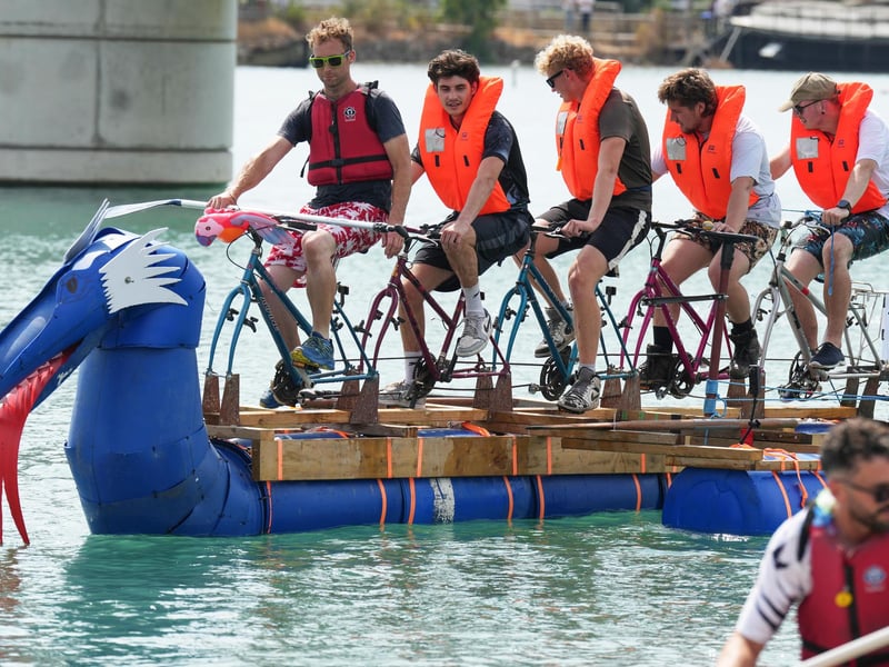 Shoreham Raft Race was held on August 15, 2026. Picture: Eddie Mitchell