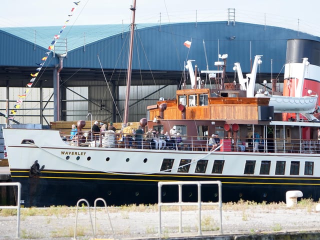 Amazing, stunning, emotional - the large crowd that stood on Kingston Beach to watch the world’s last seagoing paddle steamer make its inaugural visit to Shoreham was visibly moved by the sight of the Waverley making its way in and out of the harbour on Wednesday, September 13.