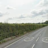 There is queueing traffic on the A265 near Heathfield this evening. Photo: Google Street View