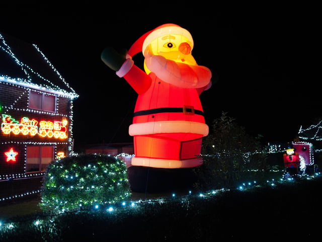 Westfield Christmas lights 2024. Photo by Frank Copper. The event this year has been scaled back significantly.