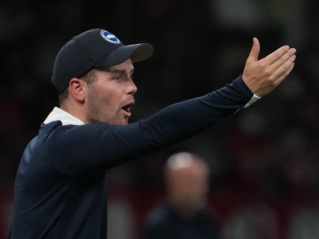 Fabian Hürzeler, coach of Brighton, will contest his first Premier League match at the Amex Stadium against Manchester United
