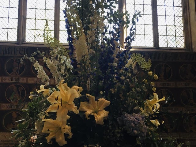 Chichester Cathedral has been filled with wonderful floral displays for the past few days / Picture: Steve Bone
