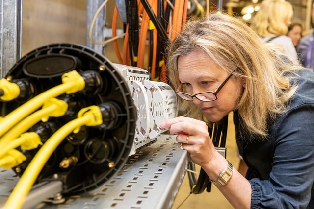 Sally-Ann Hart, MP for Hastings and Rye, met engineers working in Hastings to learn about the new infrastructure being built to deliver Full Fibre broadband to the town.