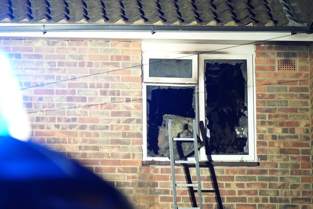 Ambulances and fire crews attended a fire in East Sussex on the evening of Monday, May 1