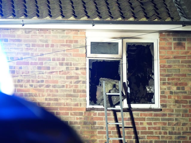 Ambulances and fire crews attended a fire in East Sussex on the evening of Monday, May 1