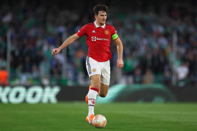 Defender Harry Maguire made the squad, despite only starting eleven of Manchester United’s 45 games so far this season (Photo by Fran Santiago/Getty Images)