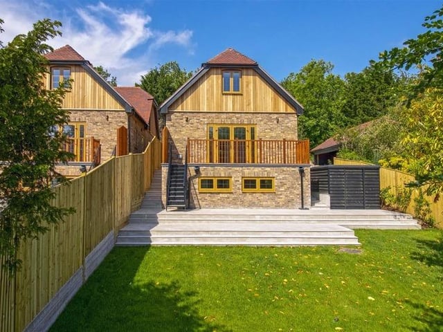 Offers in excess of £925,000 are invited for this new luxury property in Mill Lane, High Salvington. It has beautiful views over the South Downs, versatile and spacious accommodation.