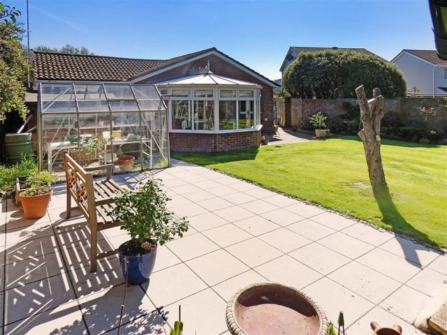 This three-bedroom detached bungalow has come on the market with Glyn Jones priced at £550,000, with no forward chain