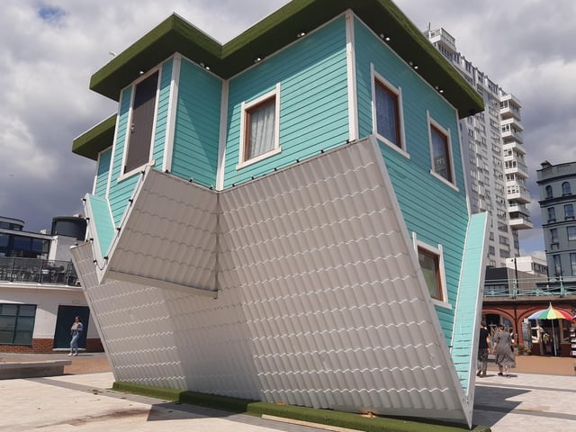 Marvel at the Upside Down House