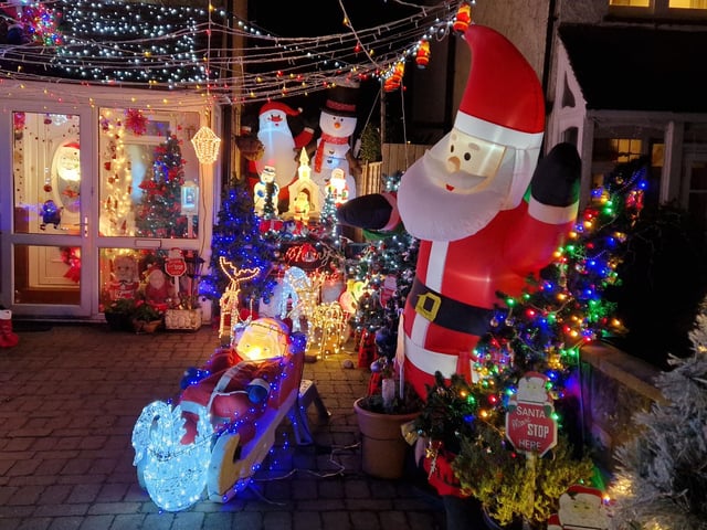 A wonderful lights display that has been going for years is raising money for the RNLI. Find it at 68 Bulkington Avenue, Worthing.