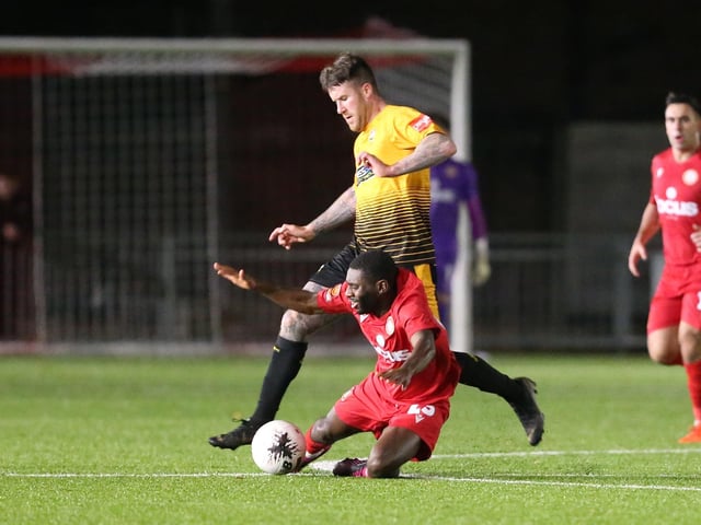 Worthing take on Littlehampton Town in the Sussex Senior Cup