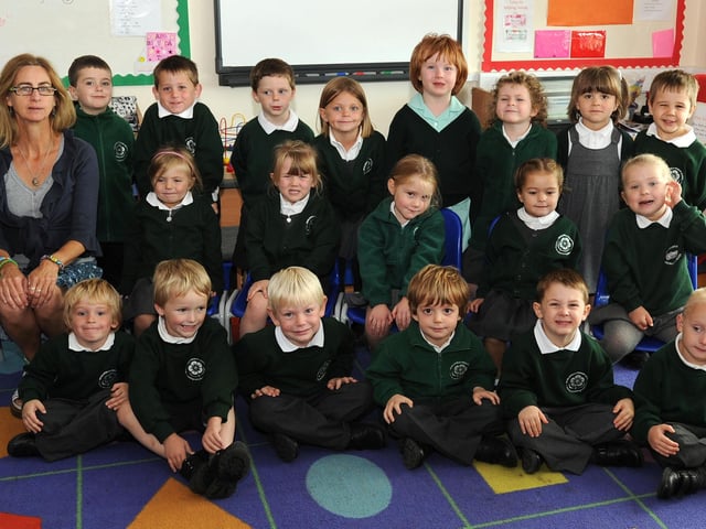 New pupils at Wivelsfield Primary School in 2010