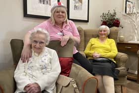 Celebrations at the care home.