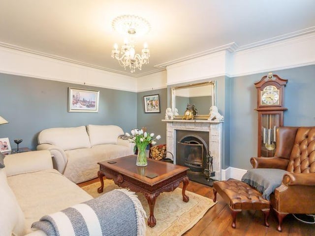 One of the living spaces available at the property