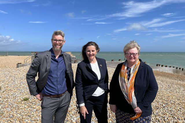 Eastbourne and Willingdon MP Caroline Ansell is calling for residents to install 100 free slow release water butts to help manage flooding in the town and stop sewage spills during heavy rainfall.