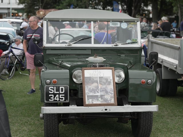 Some of the classic cars on show