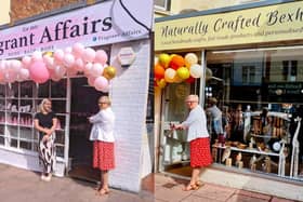 Christine Bayliss Opening 'Fragrant Affairs' and 'Naturally Crafted Bexhill' in Western Road